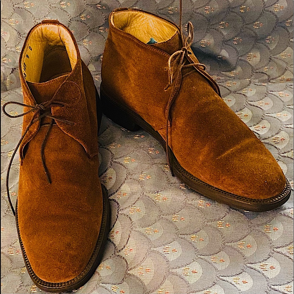 Salvador Ferragamo suede boots